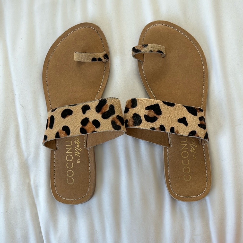 Women’s cheetah sandals